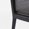 Mercana Clara Dining Chair black caning 