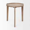 Mercana Cleaver Accent Table side view 