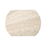 Clementine End Table Textured Sandy Grey Top View Four Hands