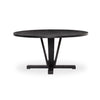 Four Hands Cobain Dining Table Flint Black Side View