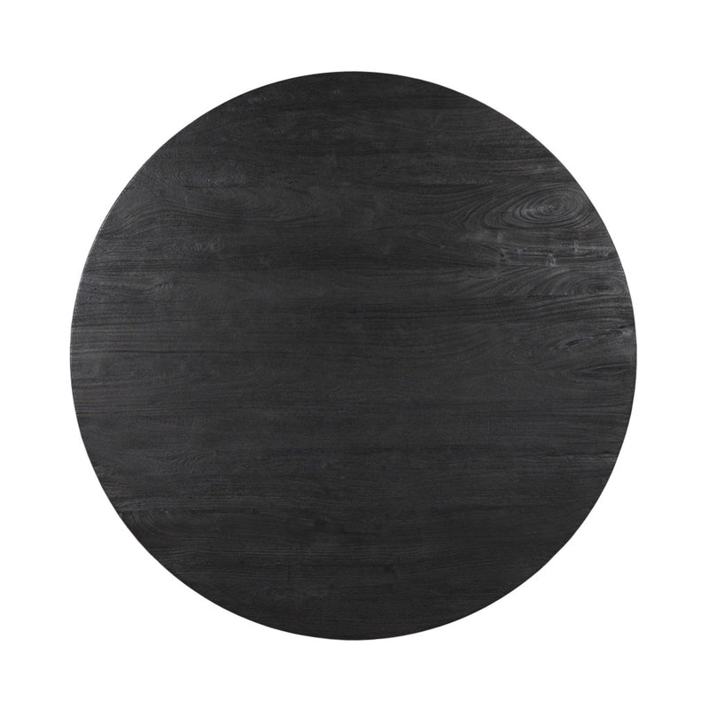 Cobie Dining Table Dark Anthracite Top View Four Hands