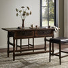 Colonial Table by Van Thiel Aged Brown Staged View 238733-001