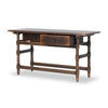 Colonial Table by Van Thiel Aged Brown Angled View 238733-001