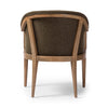 Colston Dining Chair Sutton Olive Back View Four Hands