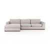 Colt 2-Piece Sectional - Aldred Silver