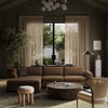 Four Hands Colt 2-Piece Sectional staged view left chaise 