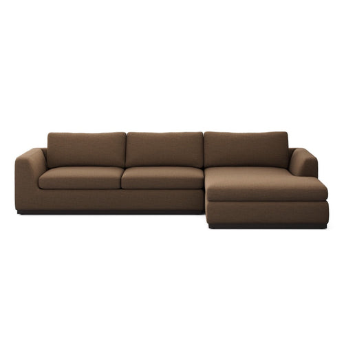 Colt 2-Piece Sectional 102878-027 front view right chaise 