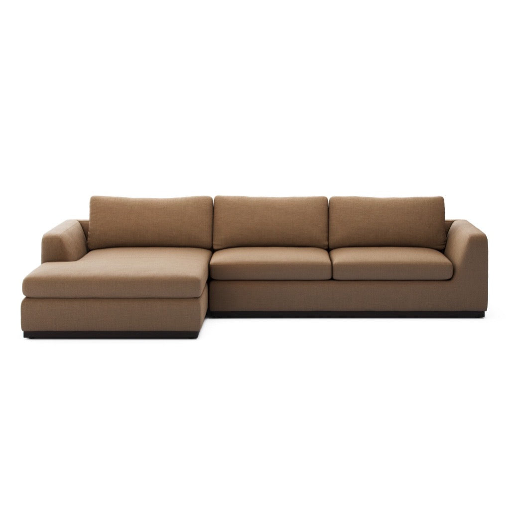 Four Hands Colt 2-Piece Sectional front view left chaise