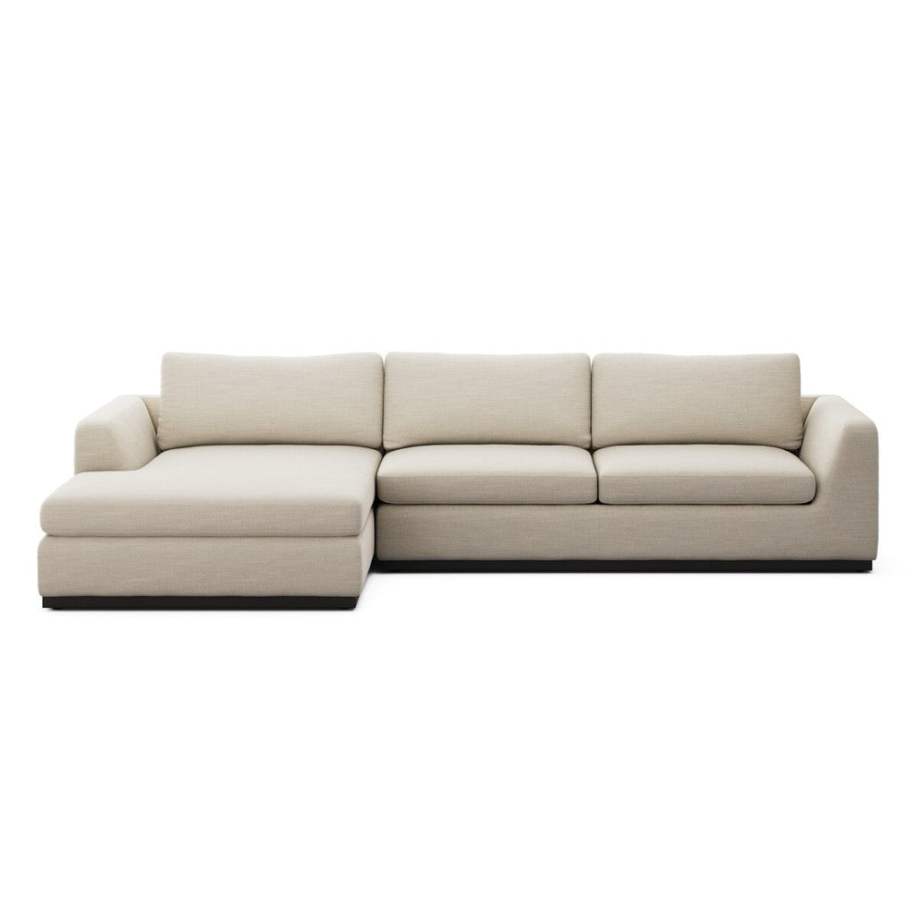 Four Hands Colt 2-Piece Sectional front view left chaise