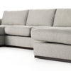 Four Hands Colt 3-Piece U Sectional front angled seat cushion
