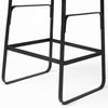 Conan Stool 69008 metal leg and footrest