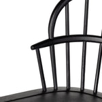 Connor Windsor Dining Chair Black Ash Curved Backrest 232921-001
