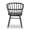 Connor Windsor Dining Chair Black Ash Back View Four Hands