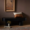 Conroy Accent Bench Black Pine Staged View Four Hands