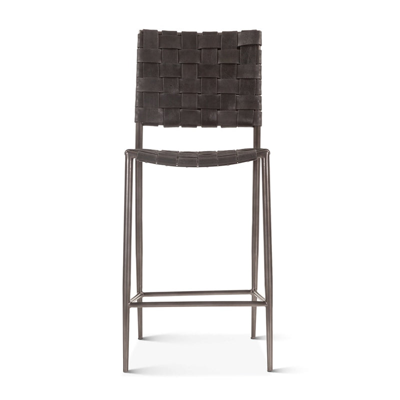 Copenhagen Counter Chair FCPH-CC17BLK front view 