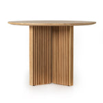 Copo Dining Table Natural Oak Front Facing View Four Hands