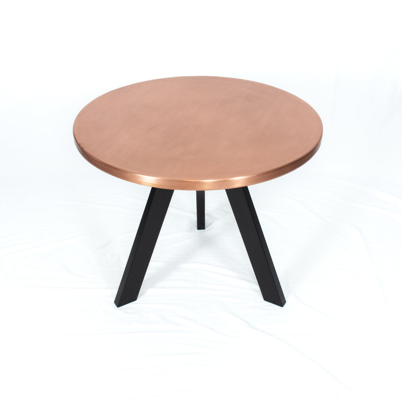 Star Copper Table - Tripod Base | Handcrafted Raw Copper – Artesanos ...