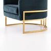 Corbin Chair Iron Stainless Steel Brass Legs 105598-013