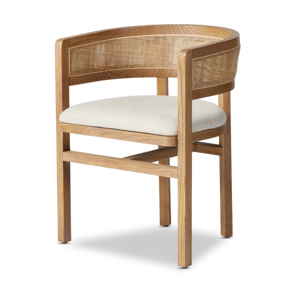 Four Hands Cordoba Dining Armchair angled view 