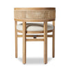 Four Hands Cordoba Dining Armchair back view 