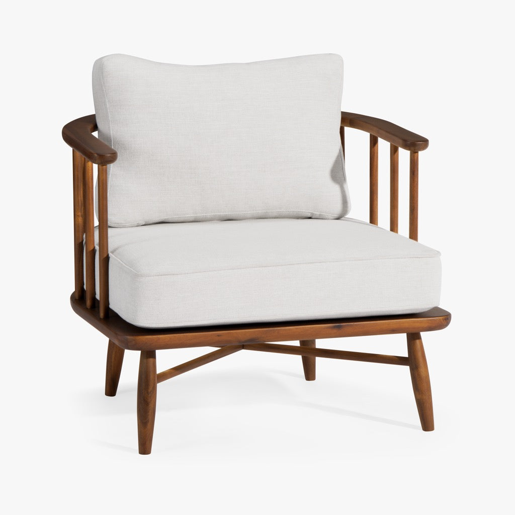 Co.House Designs Corrine Spindle Armchair angled view 