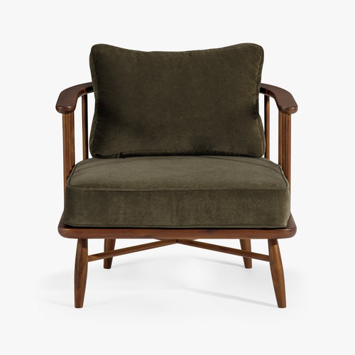 Corrine Spindle Armchair CH-1004384 front view 