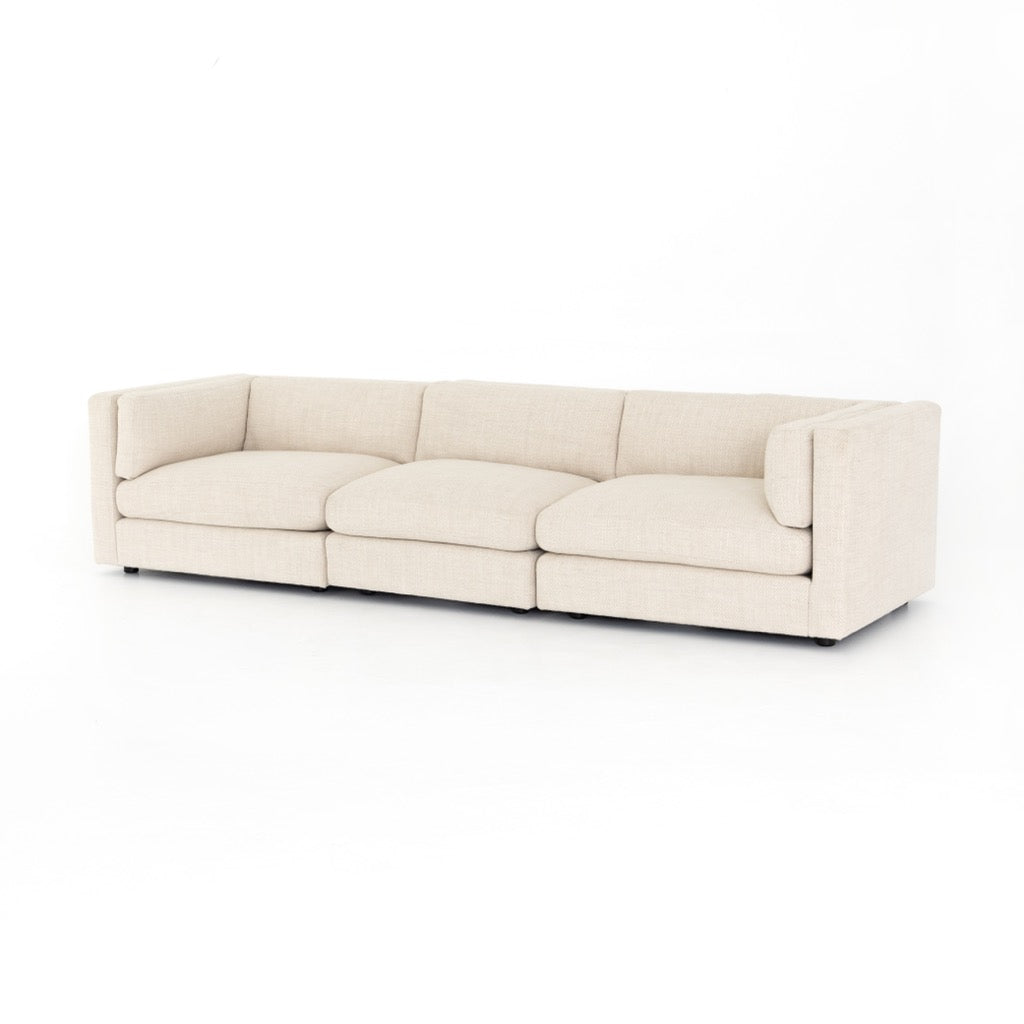 Cosette 3-Piece Sectional Angled View CKEN-259-663P-S1