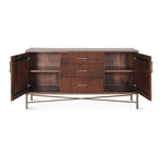 Cosmopolitan 68" Sideboard FCS-SB68HB front open door view 