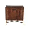 HTD Cosmopolitan Three Drawer Nightstand back view 
