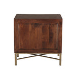 HTD Cosmopolitan Three Drawer Nightstand back view 