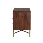Cosmopolitan Three Drawer Nightstand FCS-NC26HB-1 side view 