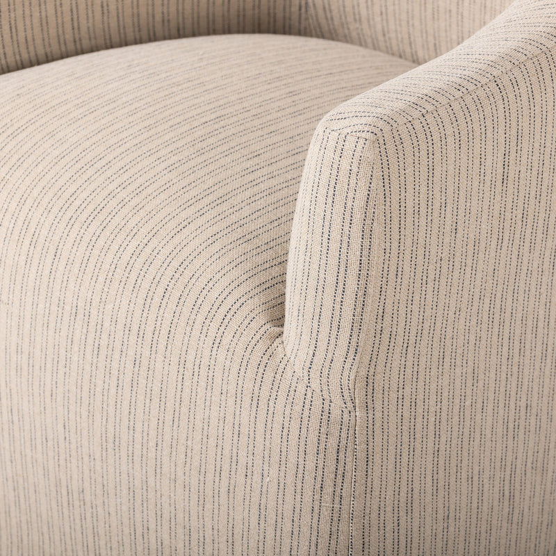 Cove Dining Chair With Casters - Laine Navy – Artesanos Design Collection