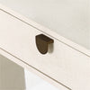 Four Hands Cressida Console Table drawer handle view 