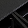 Cressida Sideboard Black Linen Cabinet Hinges Detail 229274-003