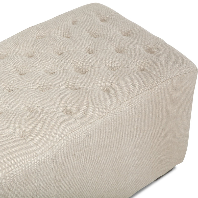 HTD D'Orsay Upholstered Bench top view 