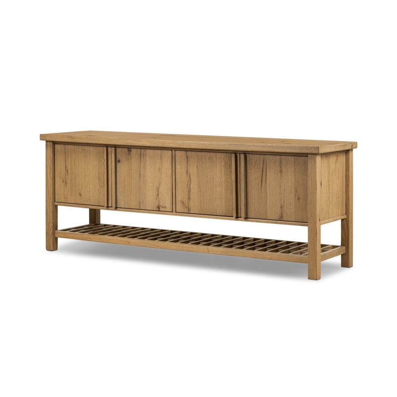 Four Hands Dalton Media Console angled view 