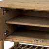 Dalton Media Console 248841-001 view of interior shelves