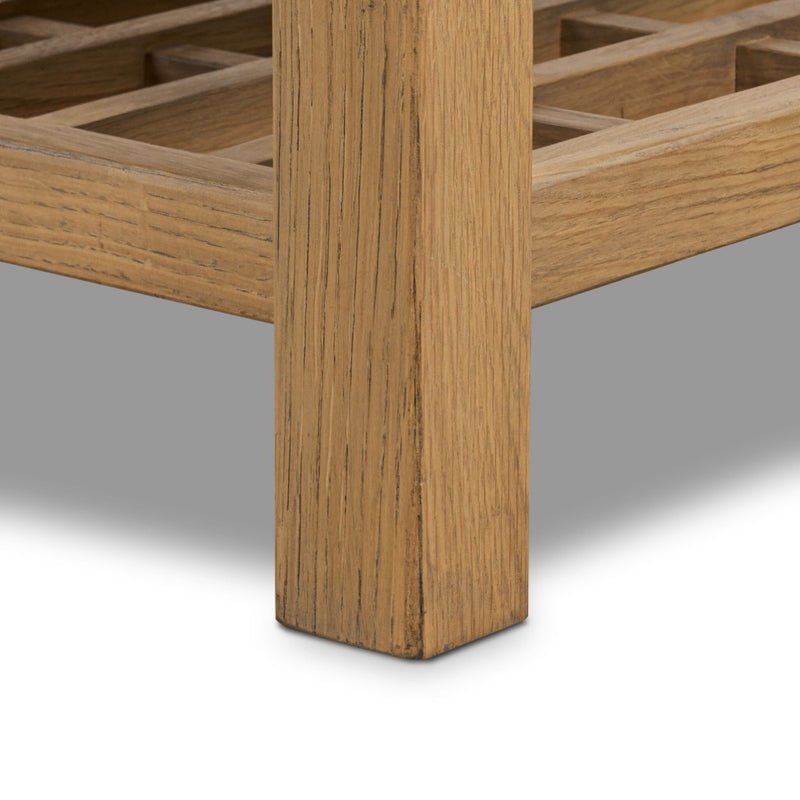 Four Hands Dalton Media Console leg view 