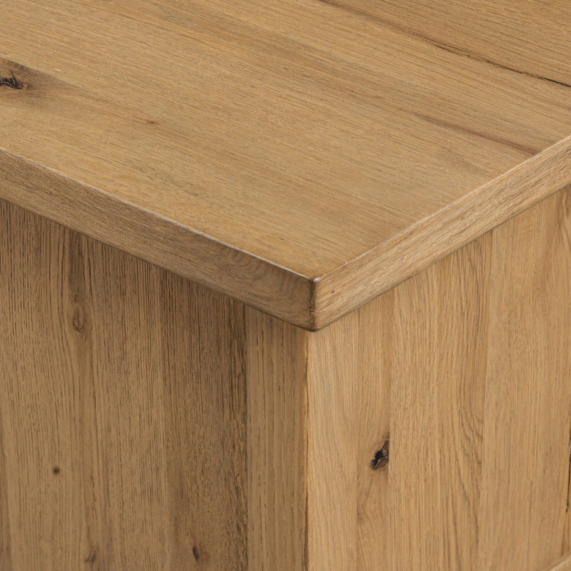 Four Hands Dalton Media Console top corner view 