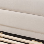 Daphne Bed 106045-207 upholstered headboard and slats