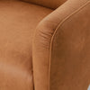 Four Hands Daria Club Chair Eucapel Cognac Top Grain Leather Armrest