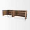 Darwin Sideboard 70683 angled open door view 