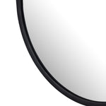 Dasha Mirror Matte Black Rounded Iron Frame 230939-001