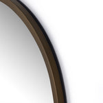Dasha Small Mirror Iron Matte Brass Rounded Frame 232021-002
