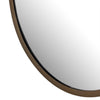 Dasha Small Mirror Iron Matte Brass Rounded Frame 232021-002