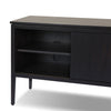 Four Hands Dawn Media Console interior shelves view 