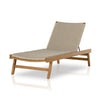 Delano Outdoor Chaise Ivory Rope Angled View Seat Up 226919-003