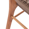Delmar Outdoor Dining Chair Khaki Rope Teak Frame 106976-007