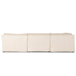 Delray 5-Piece Slipcover Sectional Back View Four Hands