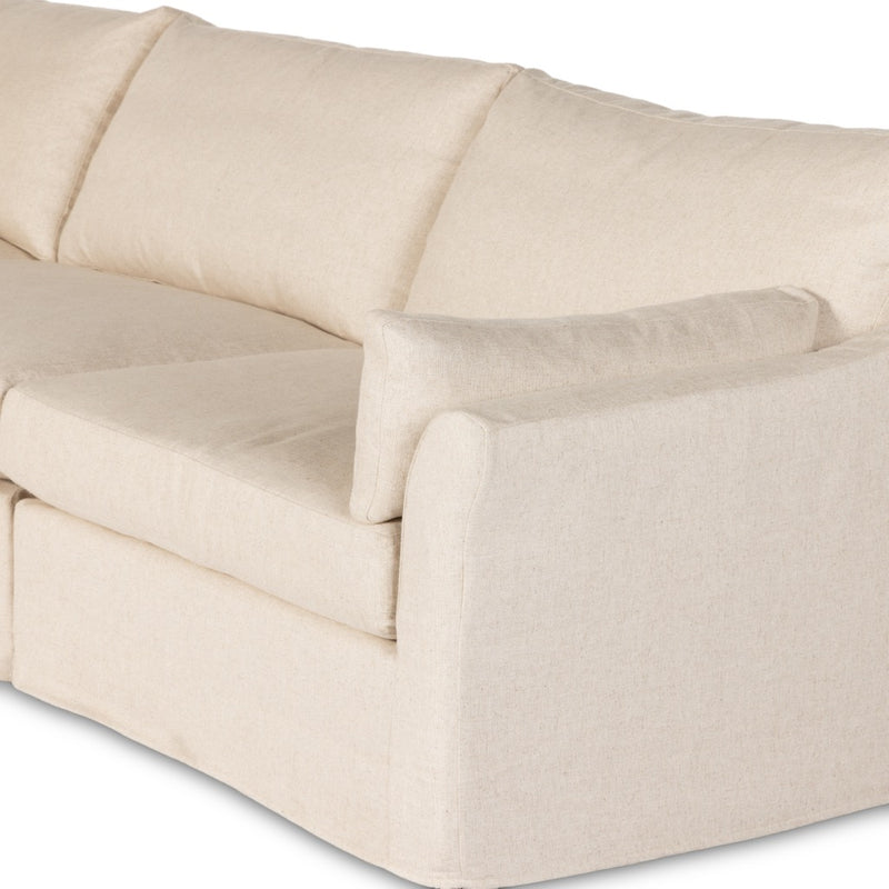 Delray 5-Piece Slipcover Sectional PFAS-free Performance Fabric 238958-001